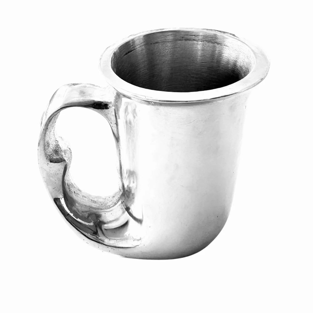 Vintage Ballena Bay Studios Tuba Horn Handmade Hammered Pewter Mug Beer Stein